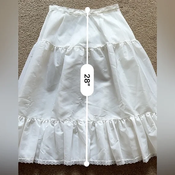 Full Slip Under Formal Dress GirlsTeen Ladies Small Prom Flower Girl Bridesmaid - Picture 11 of 11